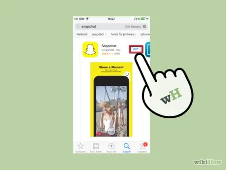 สร้างบัญชี Snapchat ขั้นตอน 1