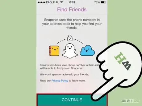 สร้างบัญชี Snapchat ขั้นตอนที่ 4