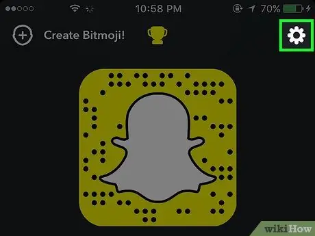 Lumpuhkan Kenangan dalam Snapchat Langkah 3