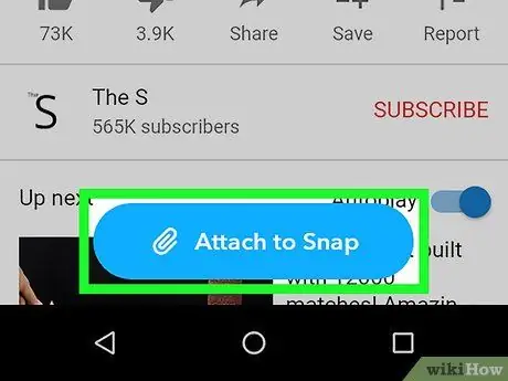 Android Step 10. पर Snapchat पर YouTube वीडियो पोस्ट करें