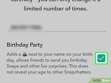 Snapchat Adım 3'te Doğum Günü Lenslerini kullanın