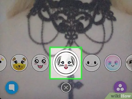 Faites le visage de lapin sur Snapchat Étape 5