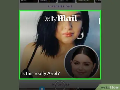 Berhenti melanggan Discover di Snapchat Langkah 4