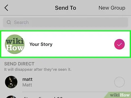 Voeg Snapchat Snaps toe aan Instagram Stories Stap 12