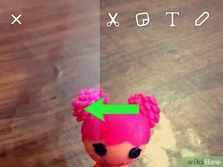 Editar vídeos no Snapchat Etapa 4