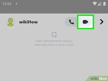 Videohovor na Snapchate Krok 4