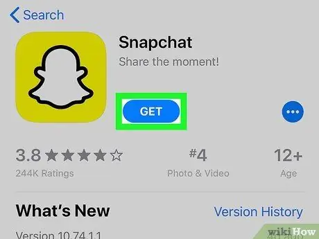 Utiliser Snapchat Étape 1