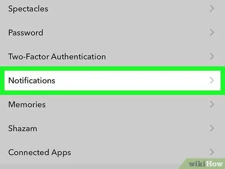 Snapchat Bildirimlerini açın 4. Adım