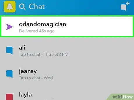 Lihat Snapchats Terkirim Langkah 12