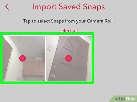 Back Up Camera Roll in Snapchat Step 12