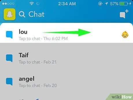 Thêm Hình dán vào cuộc trò chuyện Snapchat Bước 3