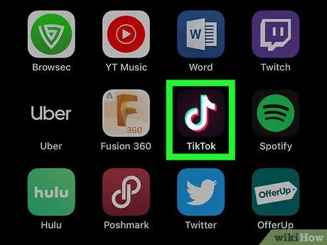 Vestelge Tik Tok'is iPhone'is või iPadis 1. samm