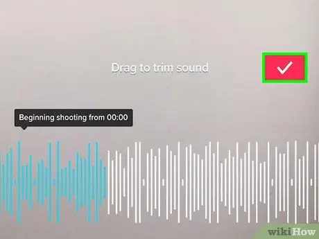 Beskär musik på en Tik Tok -video på iPhone eller iPad Steg 8