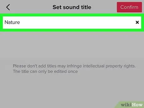 Đặt tên cho âm thanh của bạn trên TikTok Bước 7