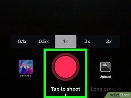 Zoom While Recording Tik Tok Videos on iPhone or iPad Step 4