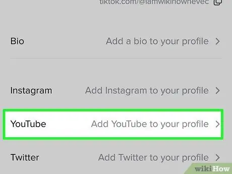 Wysig u TikTok -profiel Stap 9