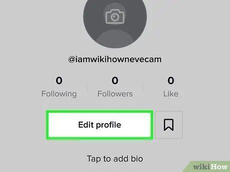 Redaguokite „TikTok“profilį 2 veiksmas