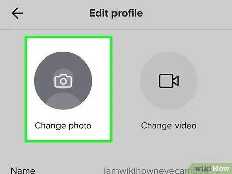 Uredite svoj TikTok profil Korak 3