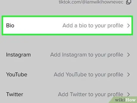 Bearbeiten Sie Ihr TikTok-Profil Schritt 7