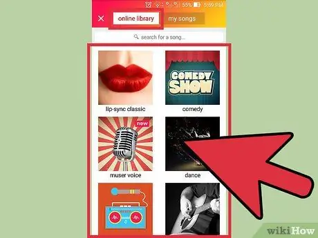 Aufnehmen eines Musikvideos mit Musical. Ly Schritt 3