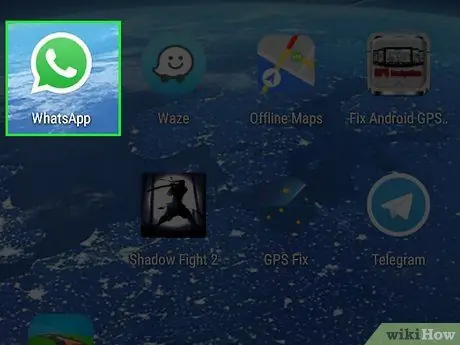 Create a Status on Whatsapp Step 1