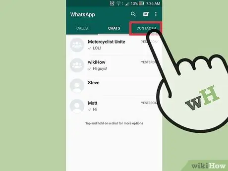 Video Call on WhatsApp Step 2