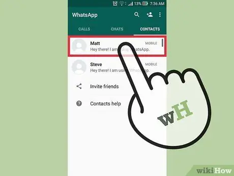 تماس تصویری در WhatsApp مرحله 3