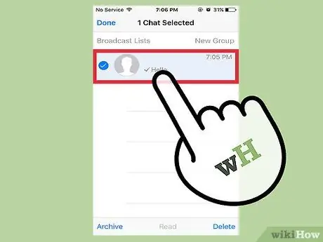 Whatsapp -da suhbatlarni boshqarish 19 -qadam