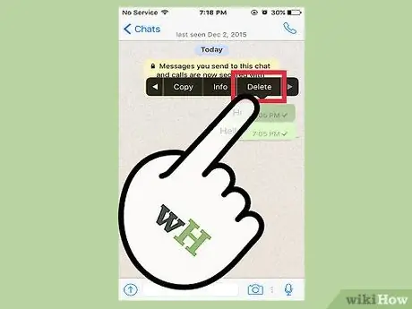 Csevegések kezelése a Whatsapp 28. lépésében