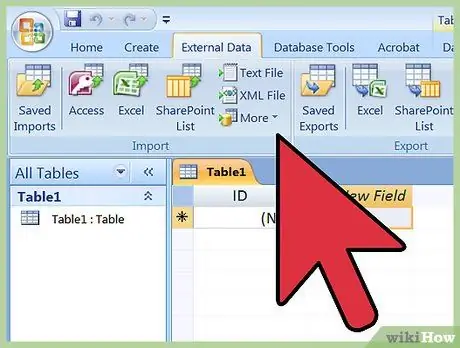 Excel'i Access Adım 8'e Aktarın