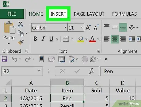 Сумыг компьютер эсвэл Mac дээр Excel дээр оруулах 4 -р алхам