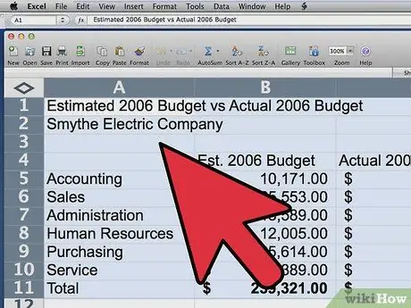 Ilapat ang Conditional Formatting sa Excel Hakbang 1