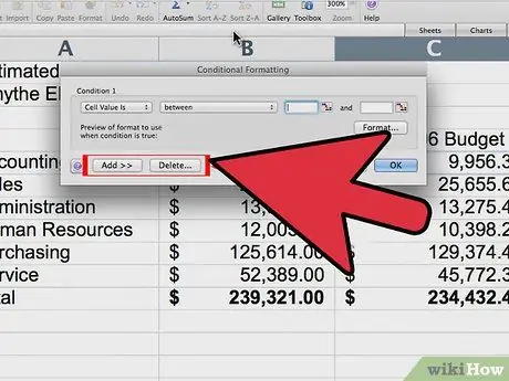 Ilapat ang Conditional Formatting sa Excel Hakbang 4