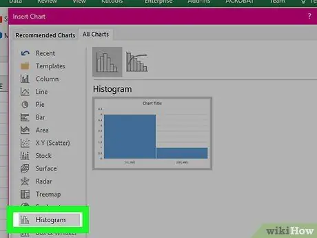 Lag et histogram i Excel Trinn 12