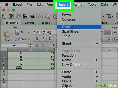 Sukurkite histogramą „Excel“20 veiksme