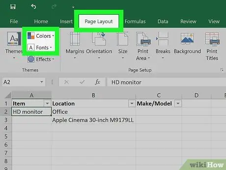 Ua Spreadsheet hauv Excel Kauj Ruam 6