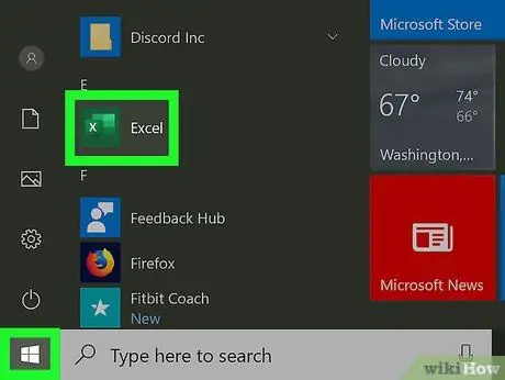 Izveidojiet izklājlapu programmā Excel 8. darbība