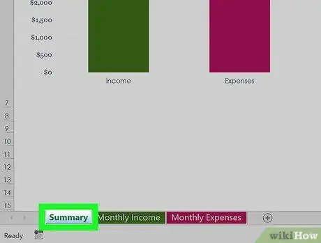 Ua Spreadsheet hauv Excel Kauj Ruam 13