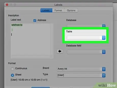 Print Address Labels Using OpenOffice Step 6