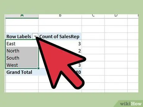 Tworzenie tabel przestawnych w programie Excel Krok 14