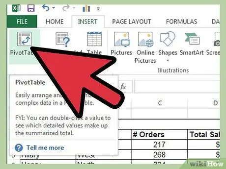 Erstellen Sie Pivot-Tabellen in Excel Schritt 3