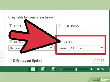 Tworzenie tabel przestawnych w programie Excel Krok 8