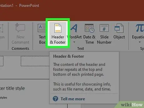 በ Powerpoint ደረጃ 8 ውስጥ ራስጌ ያክሉ