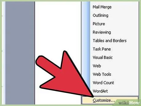 Add Toolbars to Microsoft Word Step 4