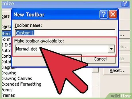 Ajouter des barres d'outils à Microsoft Word Étape 7