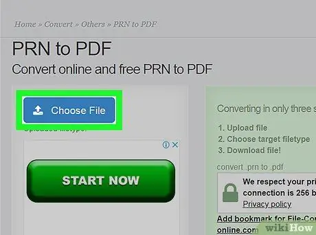 Konverter PRN -filer til PDF Trinn 2