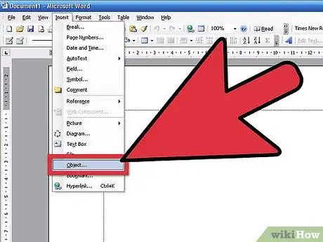 Inseriu equacions al pas 1 de Microsoft Word