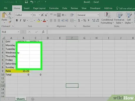 Hitung Masa di Excel Spreadsheet Langkah 19