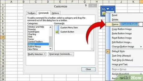 Tạo nút macro tùy chỉnh trong Excel Bước 10