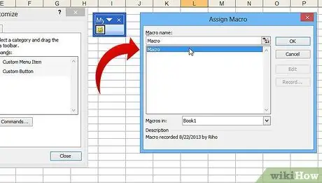 Lumikha ng isang Pasadyang Button ng Macro sa Excel Hakbang 13